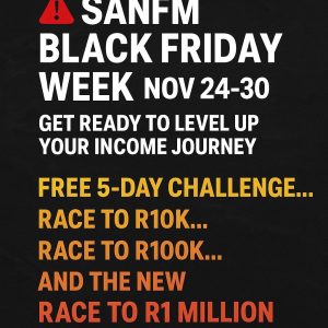 Race to R1 Million Challenge – R150,000 Once-Off